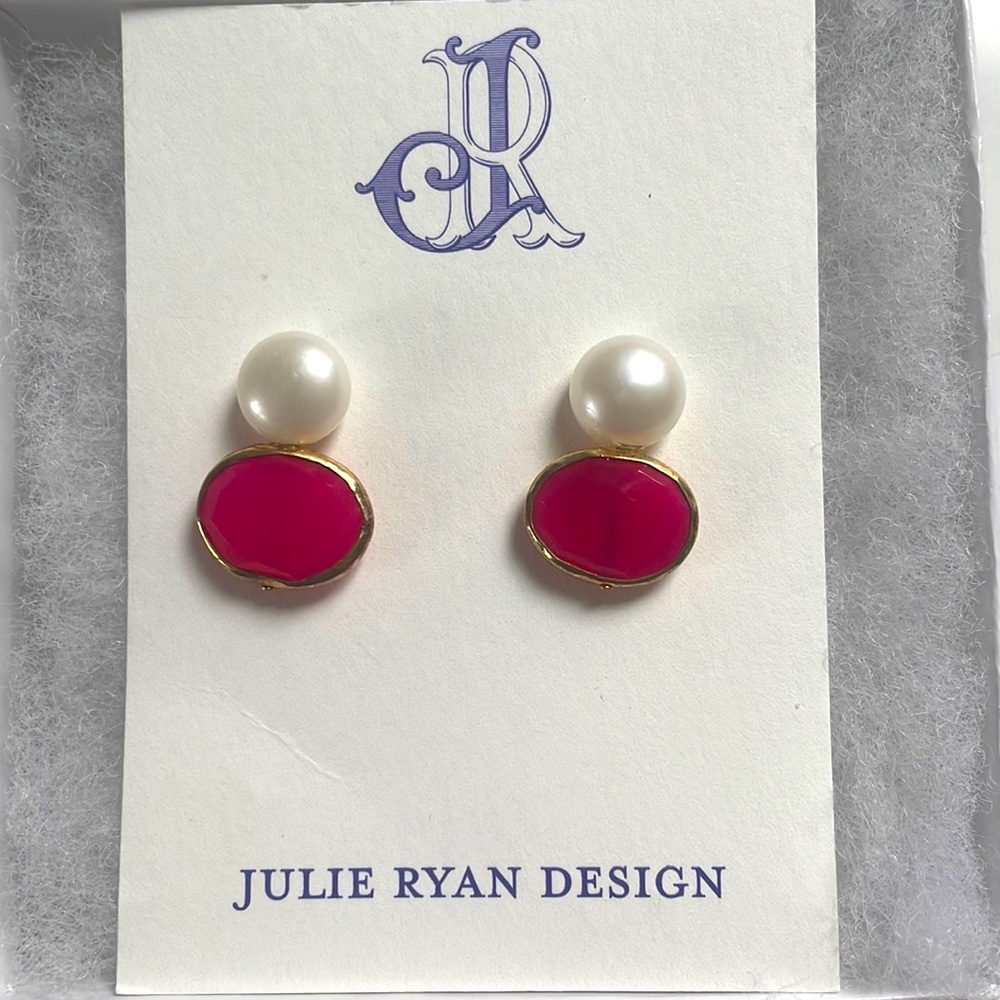Julie Ryan Designs Katrine in Pink earrings